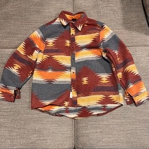 Multicolor Mulitprinted Wool Overshirt